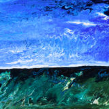 Aquamarine - Size: 24 x 18  x 0.125 inches